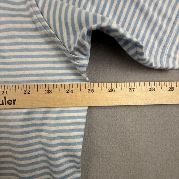 Peter Millar Polo Shirt Men's XXL Classic Fit Short Sleeve Golf Blue Stripe - Picture 9 of 10